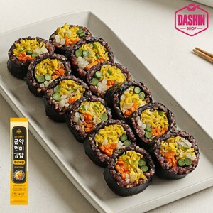 [다신샵] 저당 곤약현미김밥 흑미계란 220g, 4개