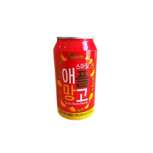 스마일 애플망고 주스 340ml x 48캔(박스안심포장) 망고주스캔, 48개