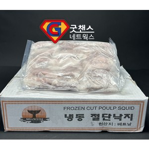 냉동 절단낙지 1BOX 3kg ML 손질 업소용, L(대), 1개