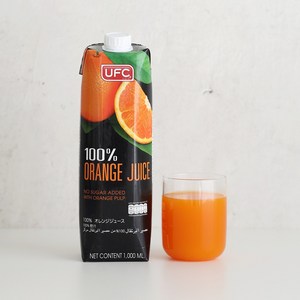 유에프씨 100% 오렌지주스 1L (UFC 100% oange juice), 4개