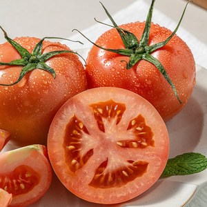 [모두의 과일] 과육빵빵 정품 찰 토마토5kg(1-5번과), 찰토마토5kg(1~2번/대), 1박스