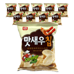 코스모스 맛새우칩 25g x 10개 알새우칩