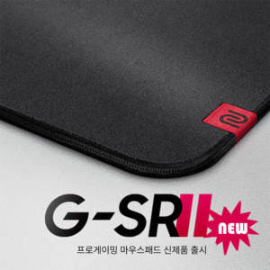 조위 벤큐 G-SR II e-Sports 게이밍 마우스 패드, 블랙, 1개