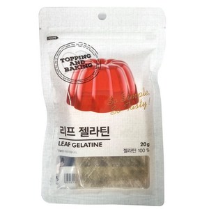 [메가마트]삼양사 리프젤라틴 20g, 1개