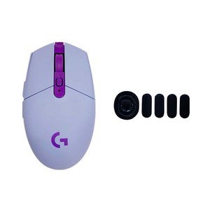 로지텍 G304 LIGHTSPEED 게이밍 무선 마우스 + 마우스피트 세트, 라일락+마우스피트