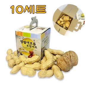 정월대보름 부럼 케이스 피땅콩70g + 호두2알 견과류 10세트, 10개