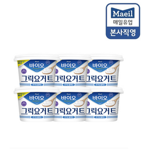 [매일유업] 매일바이오 그릭요거트 무가당 플레인 400g 6개입_냉장, 6개