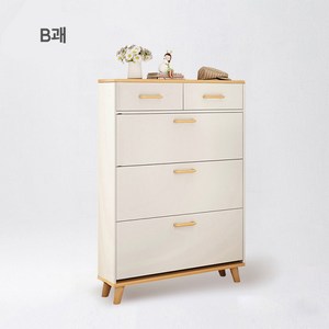 좁은현관신발장 신발장정리대/95% 설치 면제, 80*24*134cm, 80*24*134cm, B, 3단