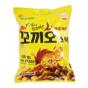 꼬끼오스낵 매콤카레 80g 닭다리스낵 닭다리 인기간식, 1개