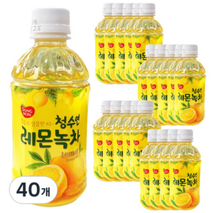 동원 청수연 레몬녹차, 340ml, 80개