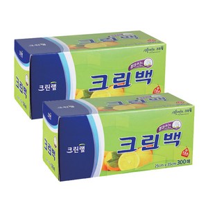 [크린랲] 크린백(중) 25cmx35cm 300매, 중(M), 300개입, 2개