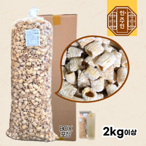 대용량 소금 구운 대롱 2kg이상 맛 짱구 마카로니 쌀 과자 업소용 박스 간식 기본안주, 2kg, 1개