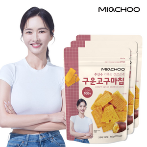 [미아추] 하원미 구운고구마칩 100G x 3봉+자색 100G x 3봉, 없음, 3개