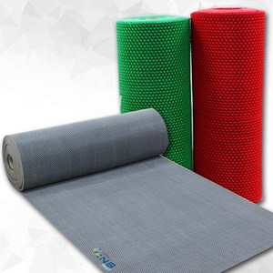HNS 미끄럼방지매트 15m 1롤 현관매트 바닥 롤 깔판 발판 매트, 120cmx6.5Tx15m, 그레이, 1개