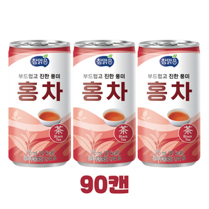 홍차 (업소용) 참맑은 미니캔, 90개, 175ml