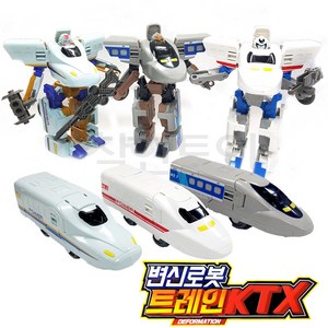 변신로봇 트레인KTX 트레인봇 기차변신로봇 변신합체로봇, 01.K(화이트+_블루), 1개