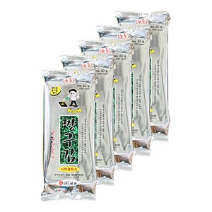 해동 짱구김 식탁용특대 구운김 도시락김 머치바잉, 40g, 5개