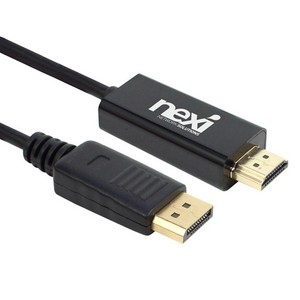 넥시 DP to HDMI 케이블 디스플레이포트 4K 30Hz 2m V1.2, NX-DPHD12-020M