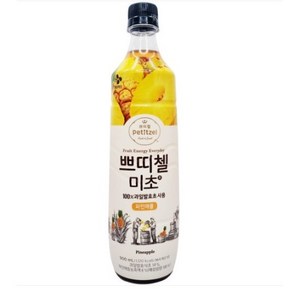 쁘띠첼 파인애플 미초 음용식초, 900ml, 5개