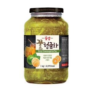 꽃샘 꿀청귤차, 6개, 6개, 1kg, 1개입