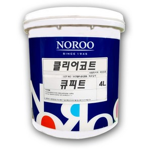 노루페인트 외부용 수성바니쉬 큐피트 클리어 코트 4L, 투명 유광, 1개