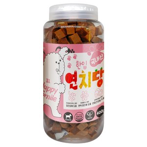 해피 스마일 한입 치당 프로바이오틱스, 1개, 400g, 연어