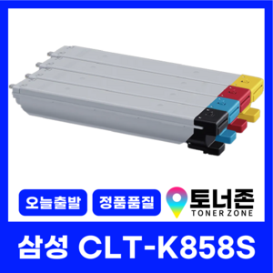 국내생산 CLT-K858S 삼성 재생 토너 4색 세트 SL-X4225RX SL-X4255LX SL-X4305LX 호환 검정+파랑+빨강+노랑, CLT-M858S 빨강 (마젠타), 1개