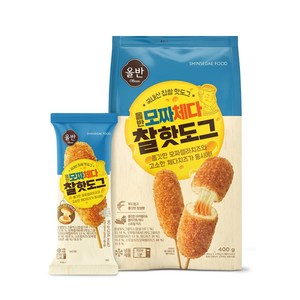 [신세계TV쇼핑]신세계푸드 올반 모짜체다 찰핫도그 80g*20봉, 80g, 20개