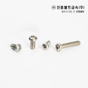 스텐 둥근머리(마루) 볼트 렌치/십자(6mm ~ 50mm) 최소 주문금액(배송비 제외) 2000원, 1.렌치, M6, 12mm, 1개