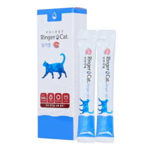 [노바상점] 링거펫 링거캣 링거젤 고양이 전용 수분보충제 140g X 10개입, 수분보충, 1개