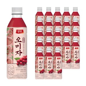 양반 오미자 음료, 500ml, 500g, 24개