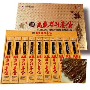 [고려뿌리홍삼] 홍삼정과 10편 1box 쇼핑백, 20g, 10개