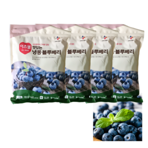 CJ프레시웨이 이츠웰 맛있는 냉동 블루베리 1kg 4개, 냉동 블루베리 1kgx4개
