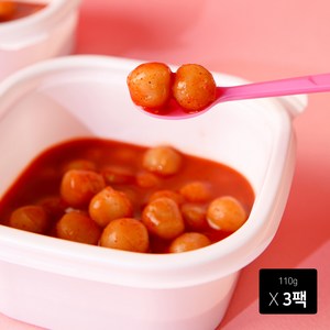 무궁화푸드 매운떡볶이 국산쌀떡 국물떡볶이, 3개, 110g