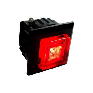 4핀 푸쉬락 전원 스위치 DC LED 레드 ON-OFF 16mm HAS0407, 본상품선택