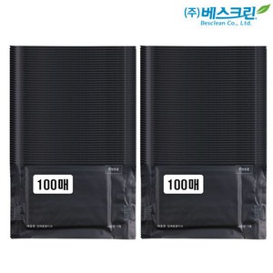 베스크린 고급 업소용 물티슈 무블랙 개별포장 일회용 식당 카페, 1개, 200매입, 40g