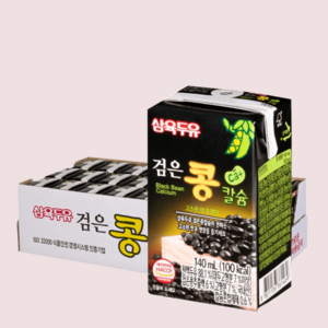 삼육 검은콩칼슘 두유 140ml 24팩 건강한 아침대용, 24개