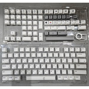 New 사과 키캡 PBT XDA 염료승화 영문/한글, XDA 영어각인