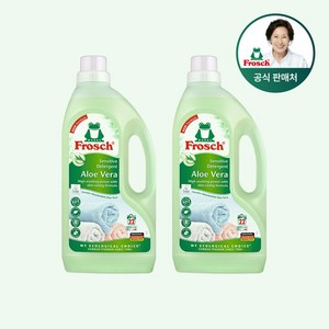 [김혜자 세제] 프로쉬 독일 세탁세제 알로에베라 1.5L 2개 세트, 1500ml