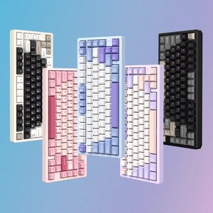 WOB RAINY75 레이니75 CNC 풀알루미늄 가스켓구조 RGB 블루투스 기계식키보드, 7000mAh, 화이트, RGB Wob축 7000mAh