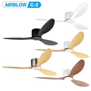 에어블로우 실링팬 C-1 C-2 C-3 C-4 C-5 42인치 52인치 천장 거실 실링펜 선풍기, C1 mini 42인치, 크림, 화이트