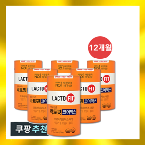 락토핏 종근당건강 생유산균 코어맥스, 120g, 6개