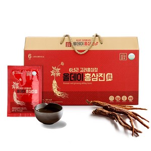 한국삼 6년근 고려홍삼정 올데이 홍삼진 50ml 30포 / 홍삼 선물세트, 1.5L, 1개