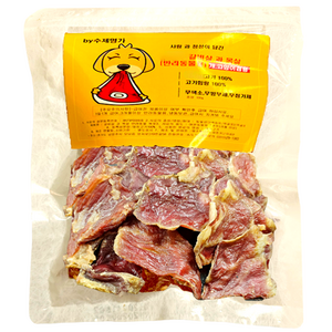 수제명가 강아지용 갈비살과 목살 육포, 1개, 100g, 갈비살&목살
