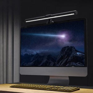 위니즈 블루라이트 차단 모니터 LED 조명, 블랙(WZ-0009B), 1개