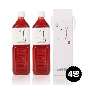 문경몰 무설탕 순오미자 원액, 1L, 1개입, 4개