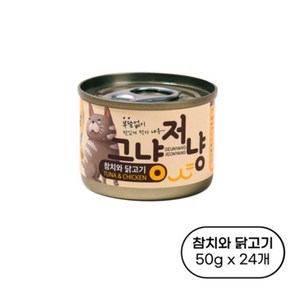 바이캣 그냥저냥 그레이비 소스, 참치와 닭고기, 50g, 24개