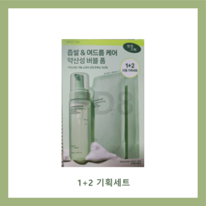 라운드어라운드 그린티 트러블 버블폼, 200ml, 3개