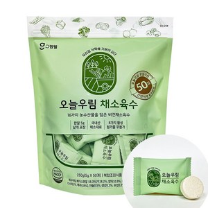 그램웰 오늘우림 채소육수 한알, 1개, 250g