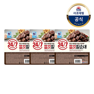 [사조대림] [대림냉장] 24/7 쫄깃 찰순대500g 분식, 3개, 500g